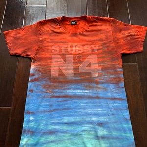 Stussy No. 4 Ripple Gradient Shirt Mens Large